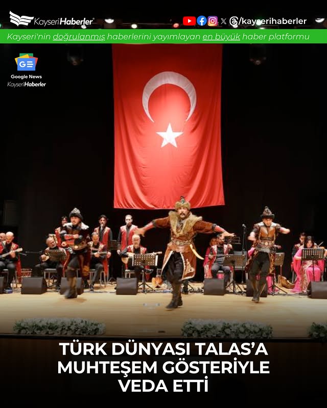 Türk Dünyası Yazar ve Şairler Talas'ta Buluştu: Dört Günlük Edebiyat Şöleni Sona Erdi