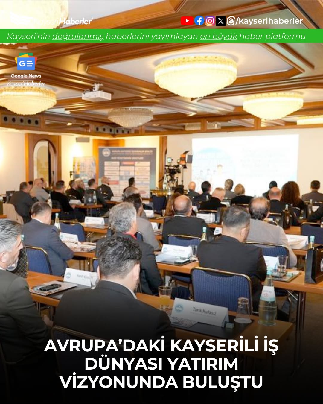 Kayserili İş İnsanları Köln'de Buluştu: 