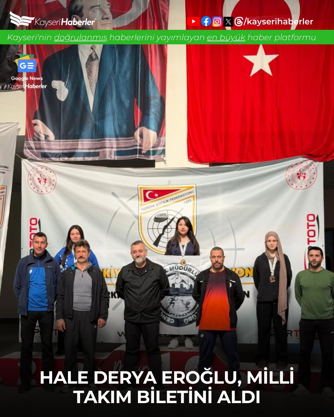 Kayserili Hale Derya Eroğlu, Avrupa Şampiyonası Seçmelerinde Altın Madalya Kazandı