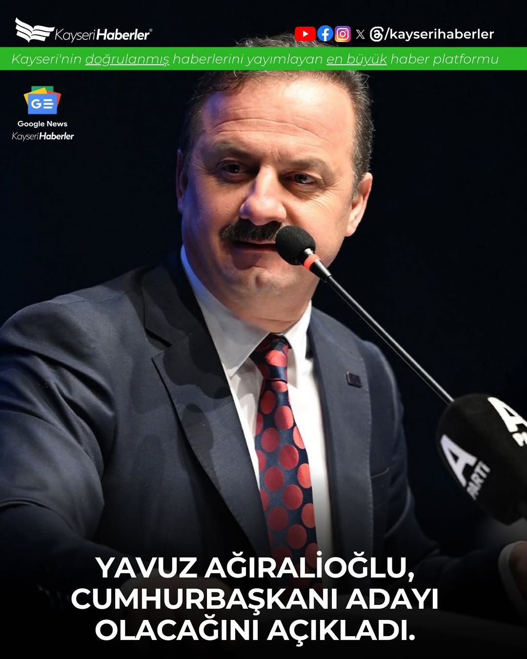 Yavuz Ağıralioğlu Cumhurbaşkanı Adaylığını Açıkladı