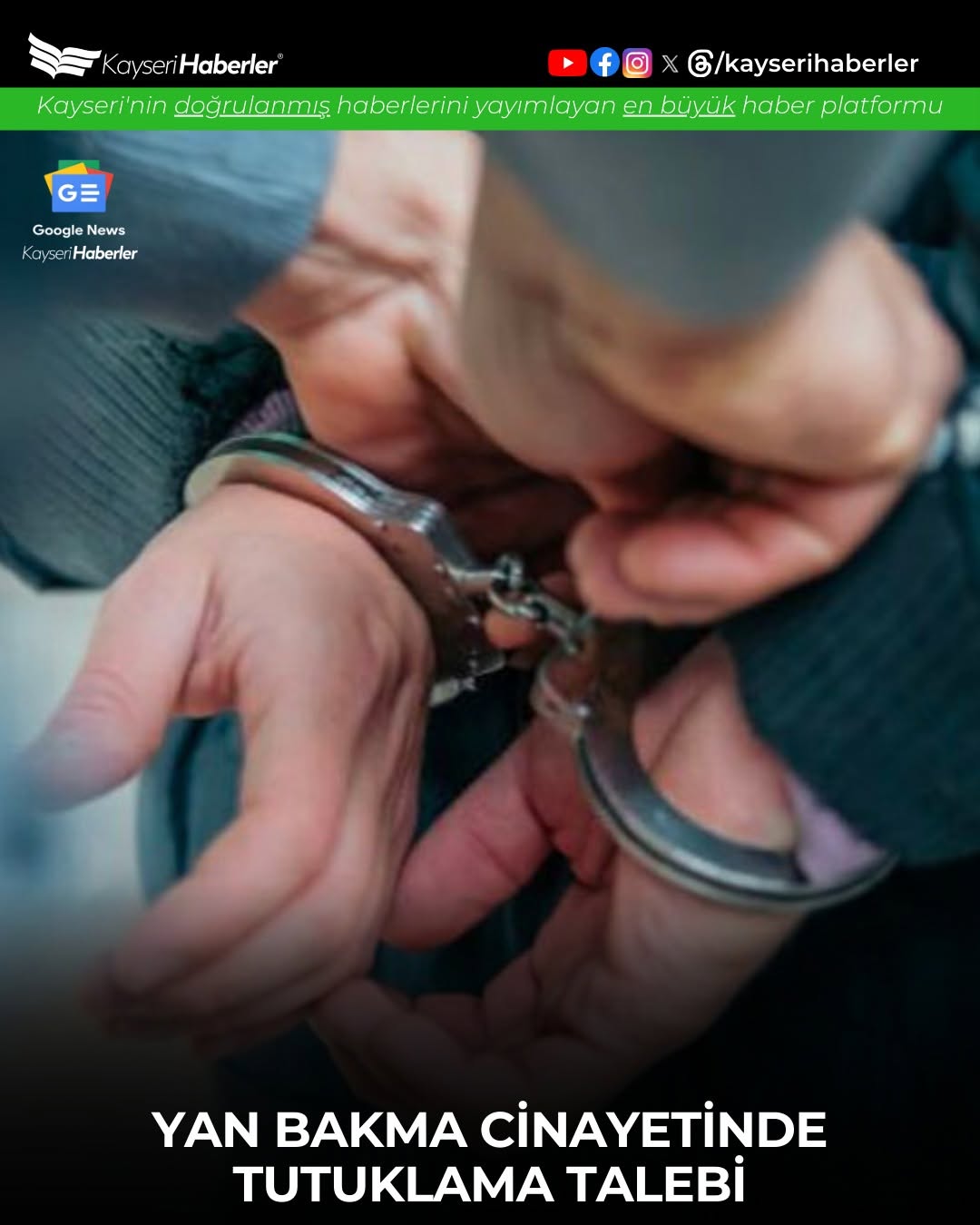 Kayseri'de Yan Bakma İddiasıyla Çıkan Kavga: 1 Ölü, Tutuklu 6 Sanık