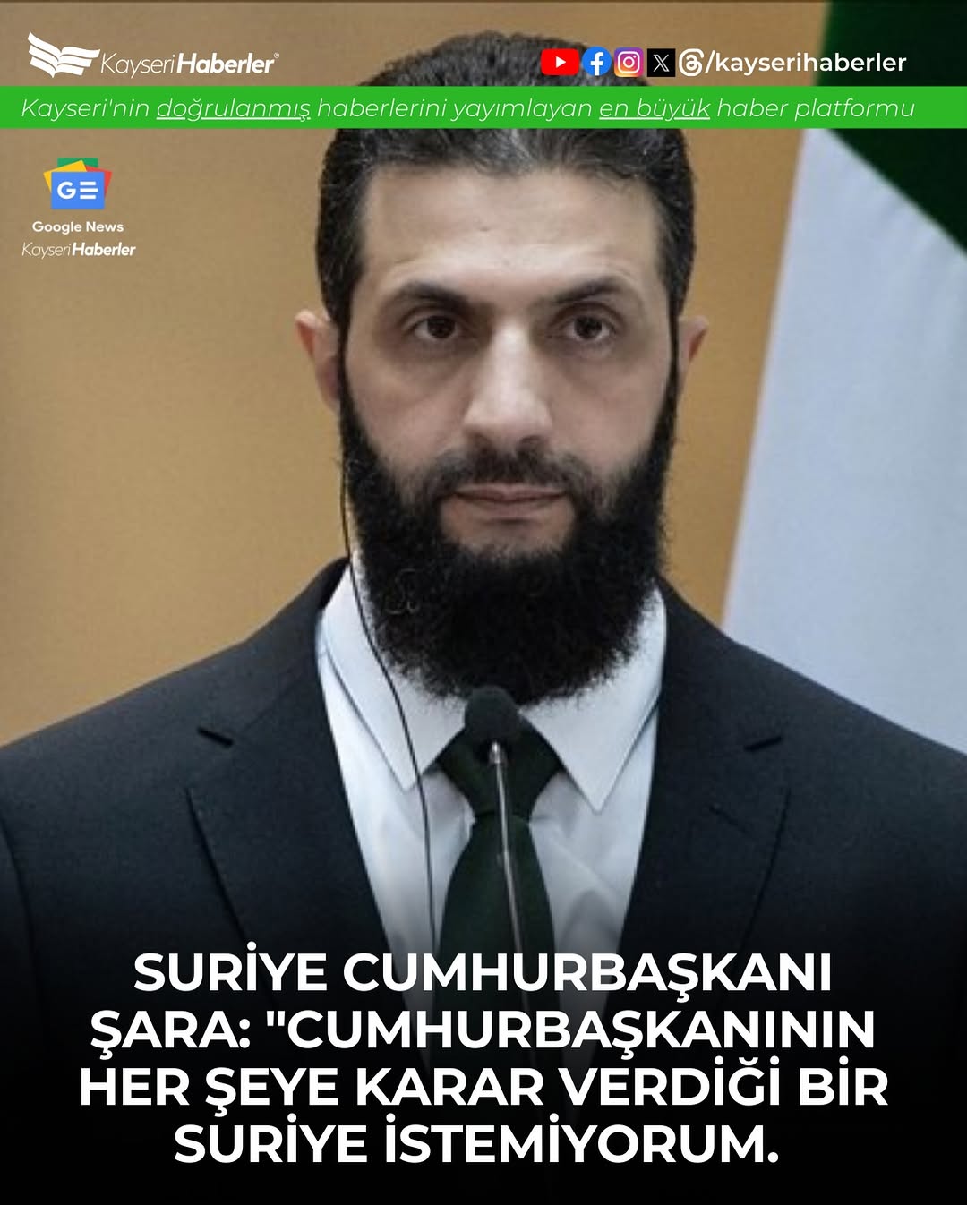 Suriye Eski Cumhurbaşkanı Haşer: