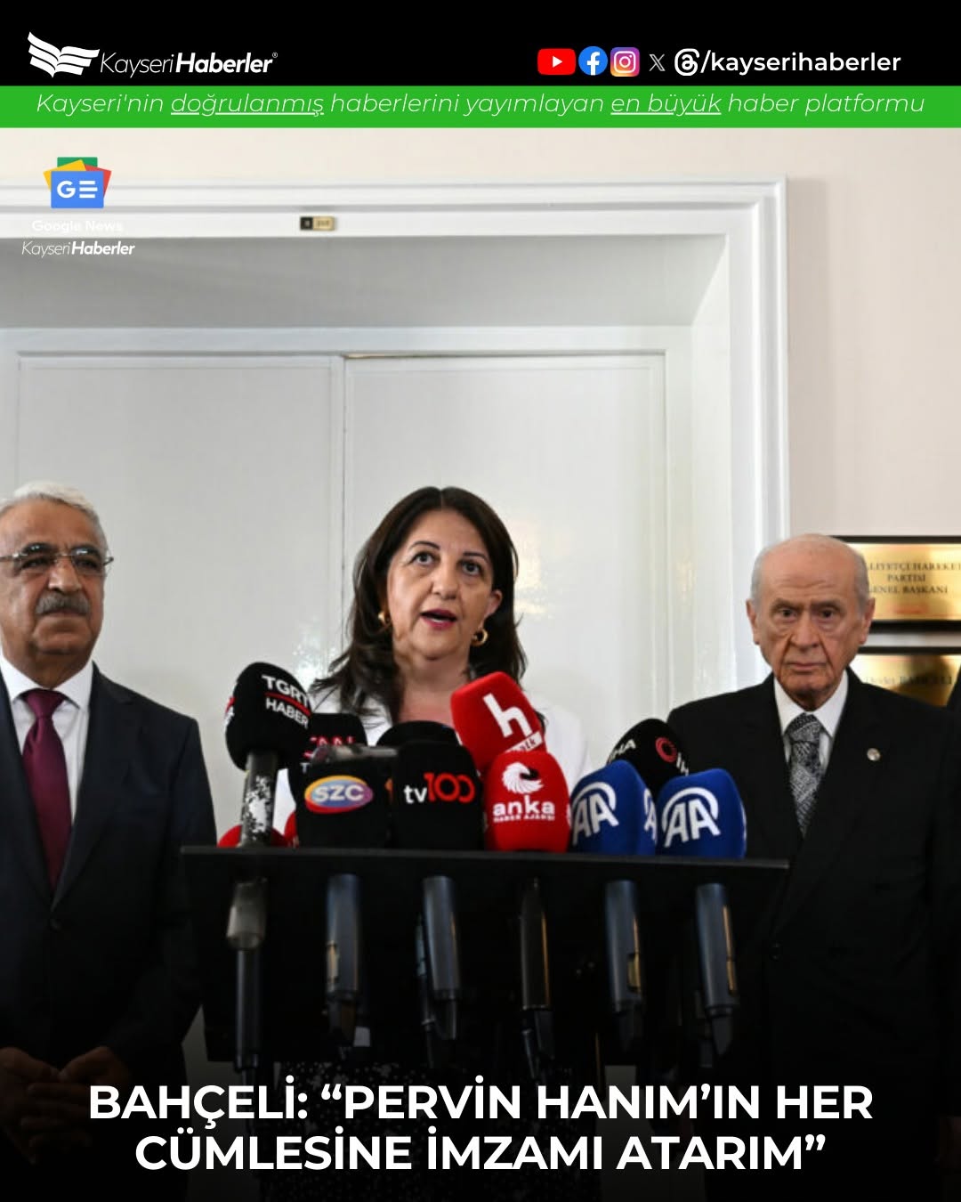 MHP Lideri Bahçeli, DEM Parti Heyeti ile Görüştü: