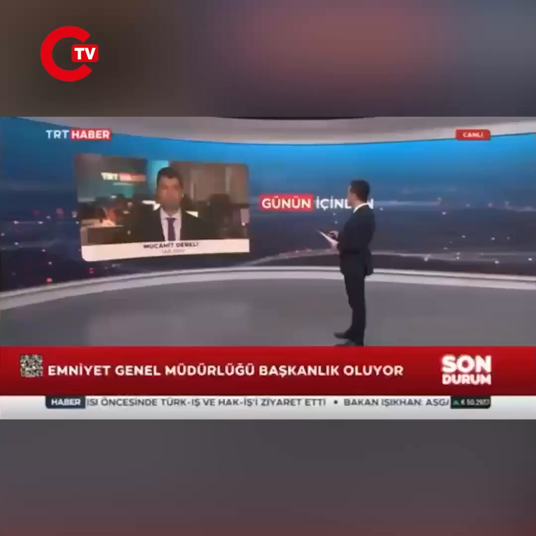 TRT Haber Canlı Yayınında