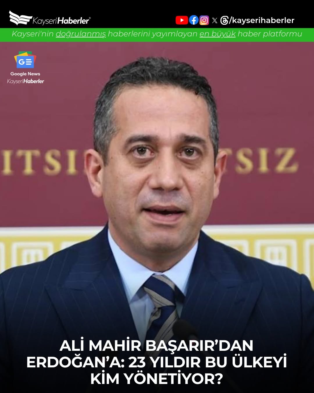 CHP'li Başarır'dan Cumhurbaşkanı Erdoğan'ın Ekonomi Açıklamasına Sert Tepki