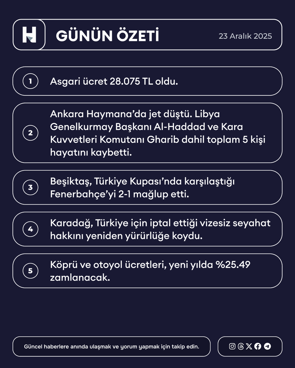 23 Aralık 2025 Gündem Özeti