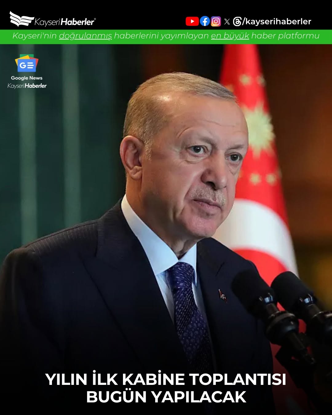 Cumhurbaşkanı Erdoğan Başkanlığındaki Kabine Toplantısında Gündem Yoğun