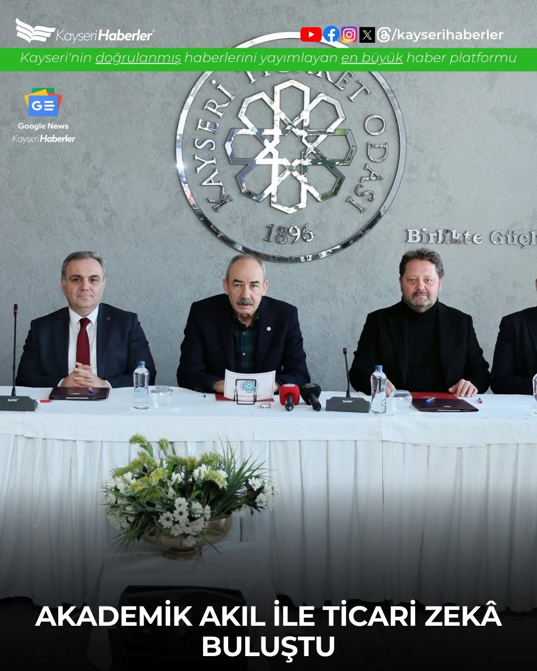 Kayseri'de Teknoloji ve İnovasyon İçin Üniversite-İş Dünyası İş Birliği