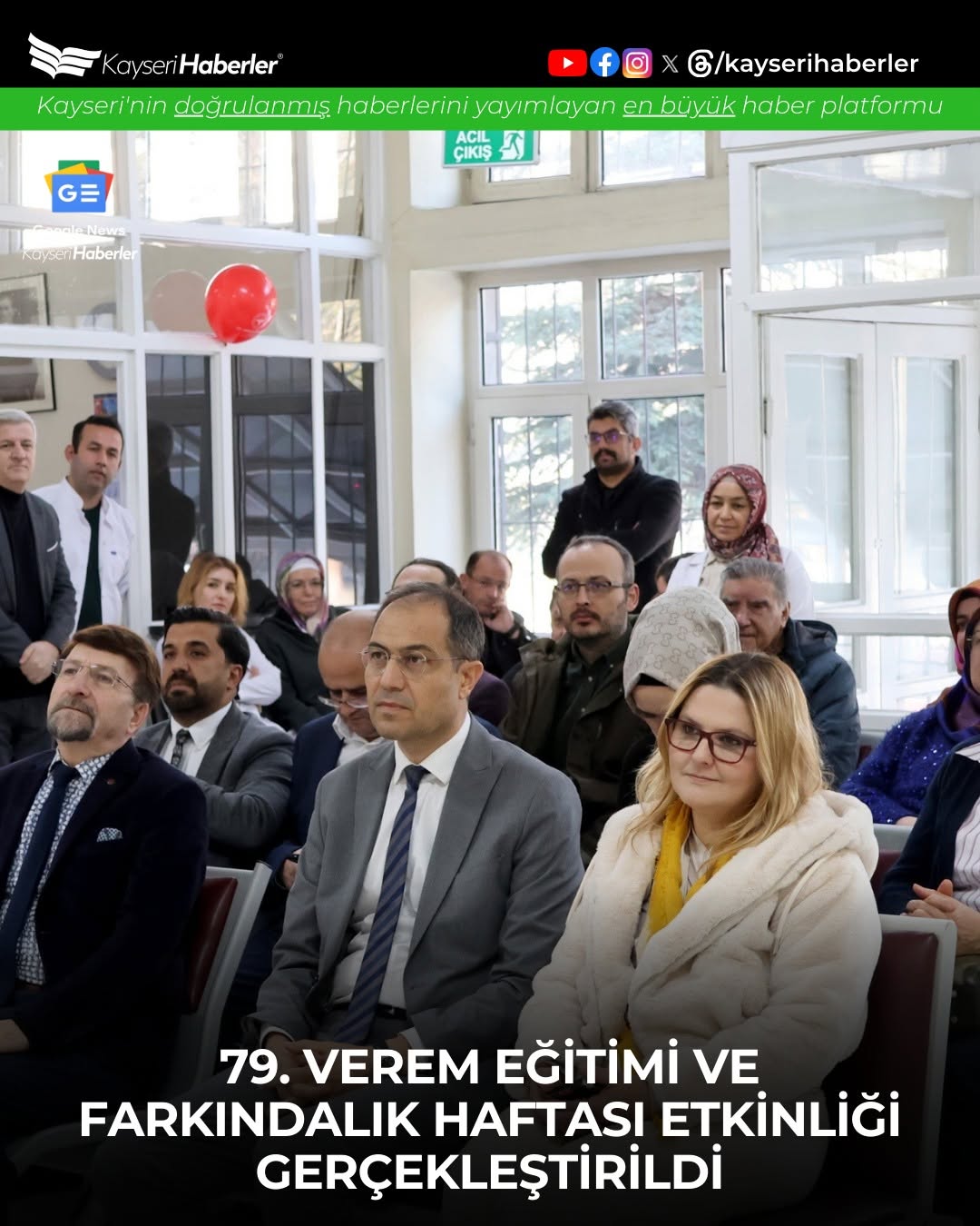 Kayseri'de Veremle Mücadele ve Farkındalık Çalışmaları Vurgulandı