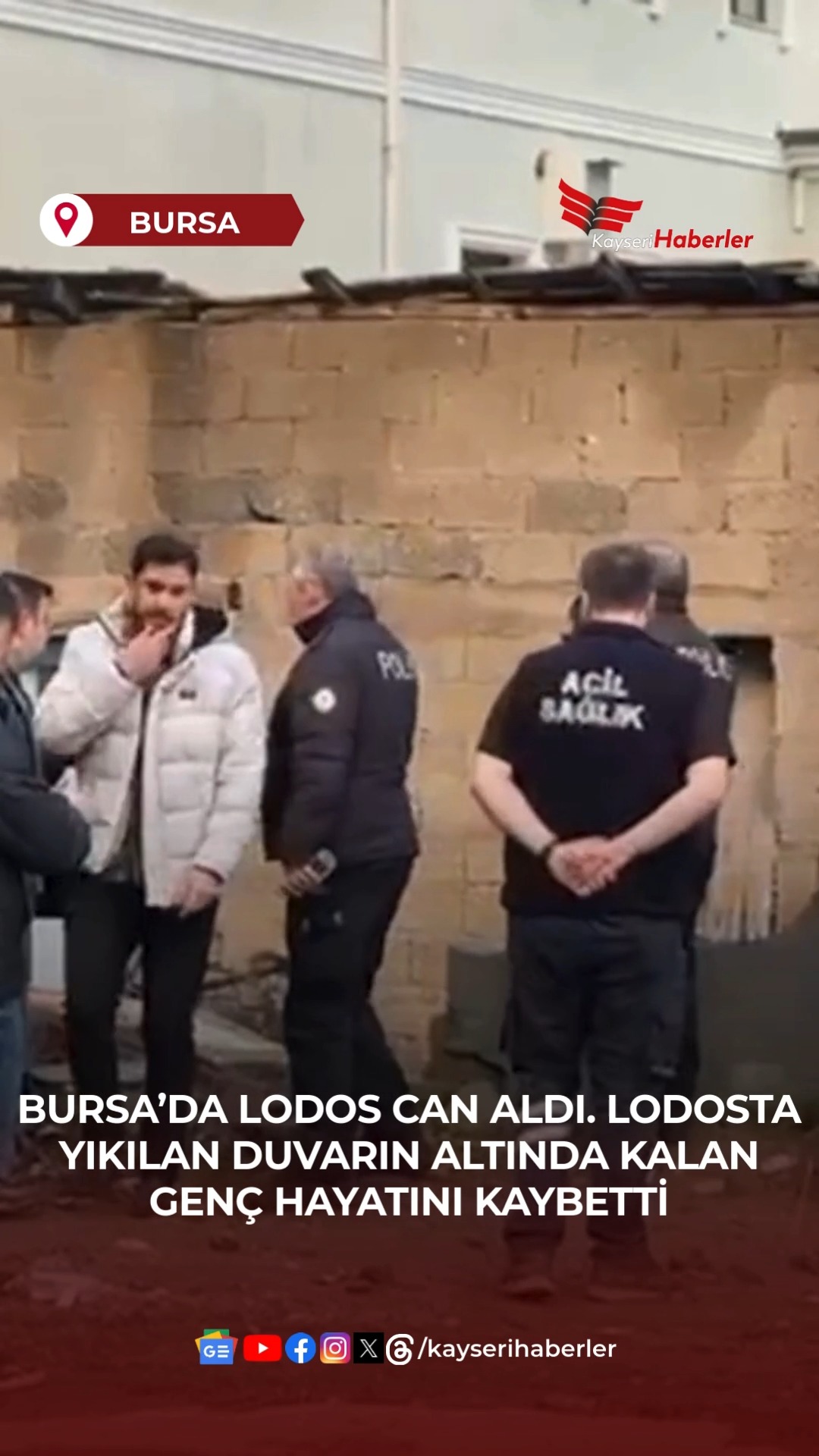 Kestel'de Lodosun Devirdiği Duvar Genç Yaşamını Yitirdi