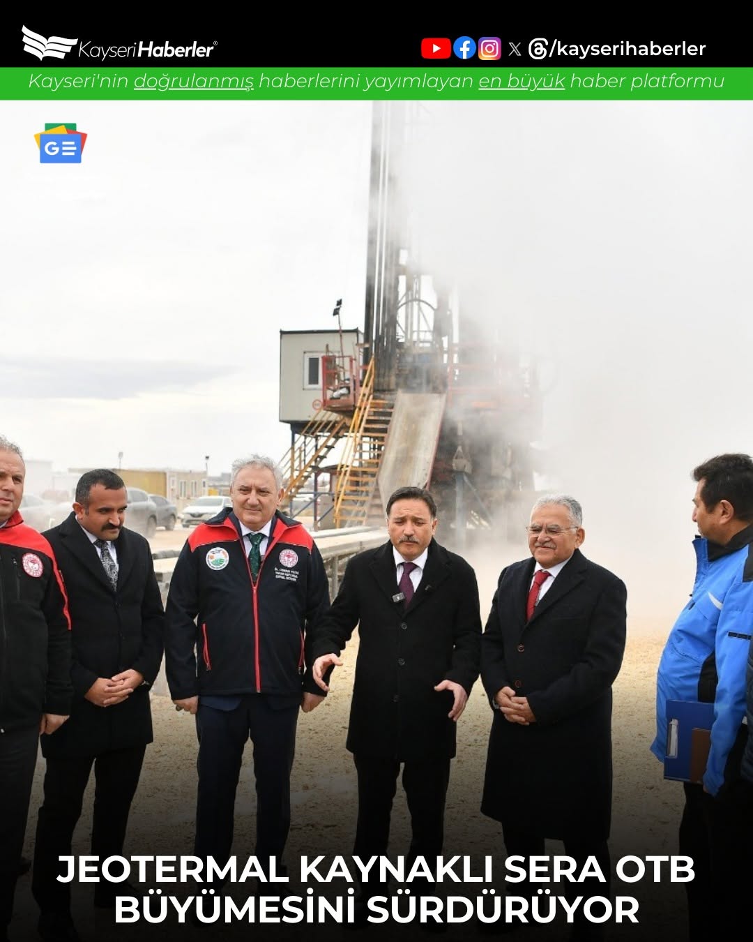 Kayseri'de Jeotermal Enerji ile Tarımda Dev Yatırım: Üretim 3,5 Kat Artacak