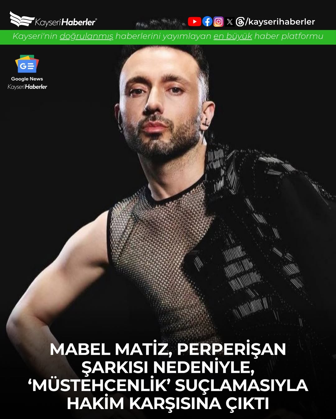 Mabel Matiz, 'Perperişan' Şarkısıyla İlgili Müstehcenlik Davasında İfade Verdi