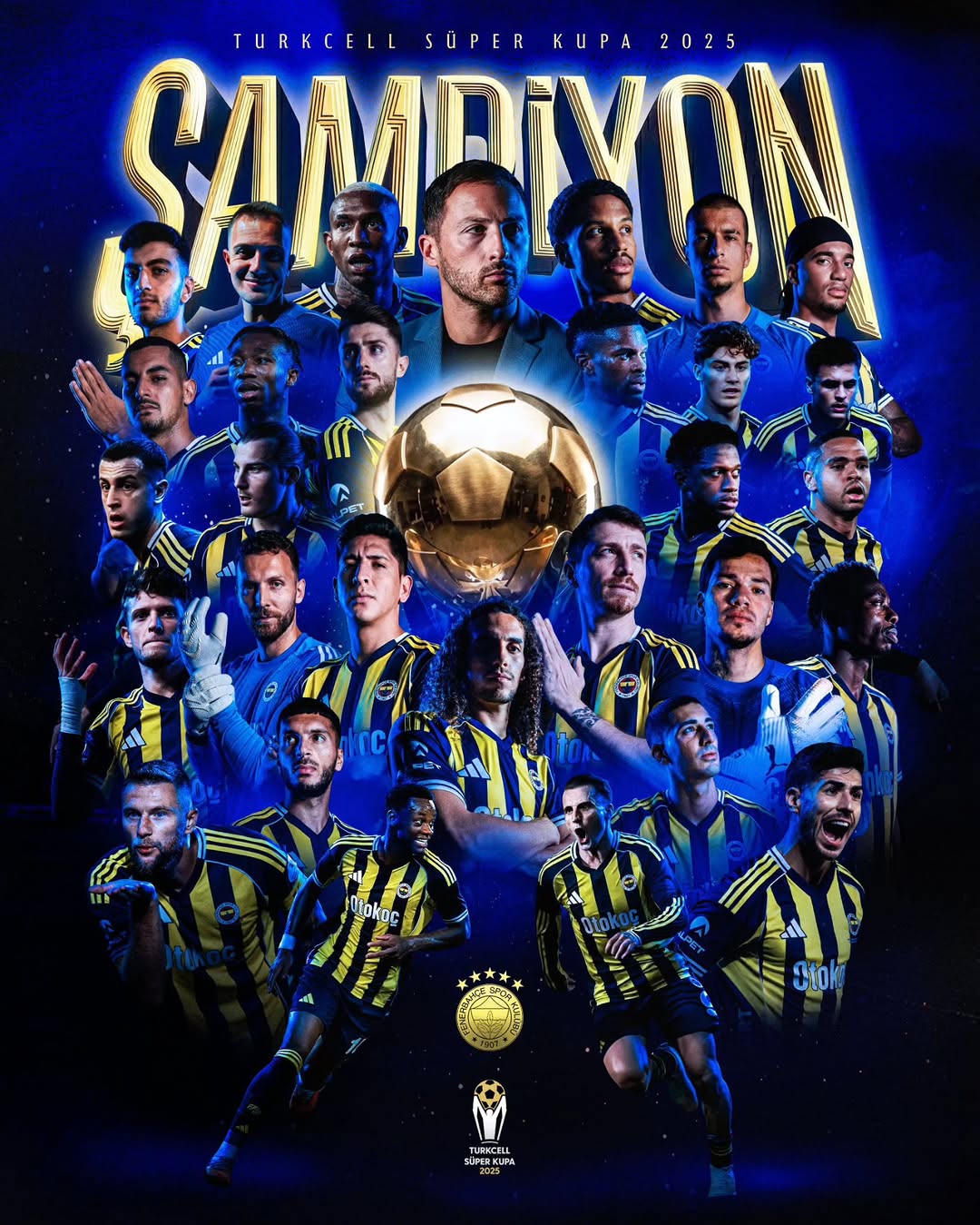 Fenerbahçe, 2025 Turkcell Süper Kupa Şampiyonu Oldu