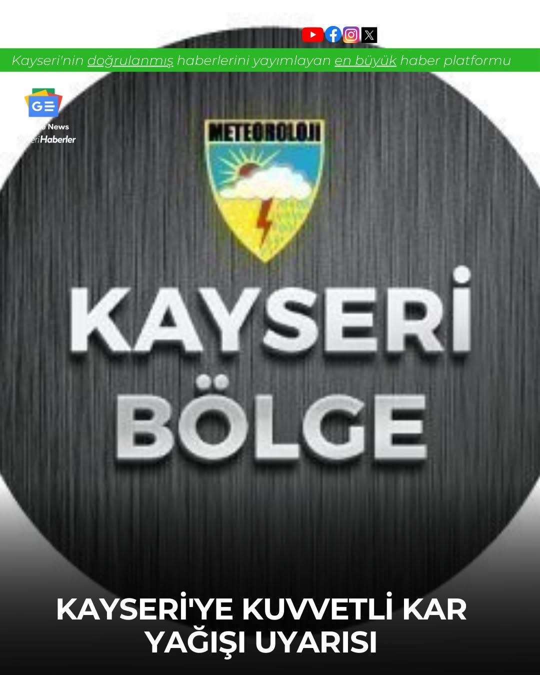 Kayseri'de Kuvvetli Kar Yağışı Bekleniyor: Uyarı ve Tedbirler