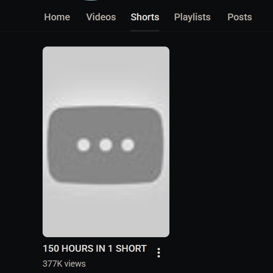 YouTube Shorts Yayınında Rekor: 150 Saatlik Kesintisiz İçerik