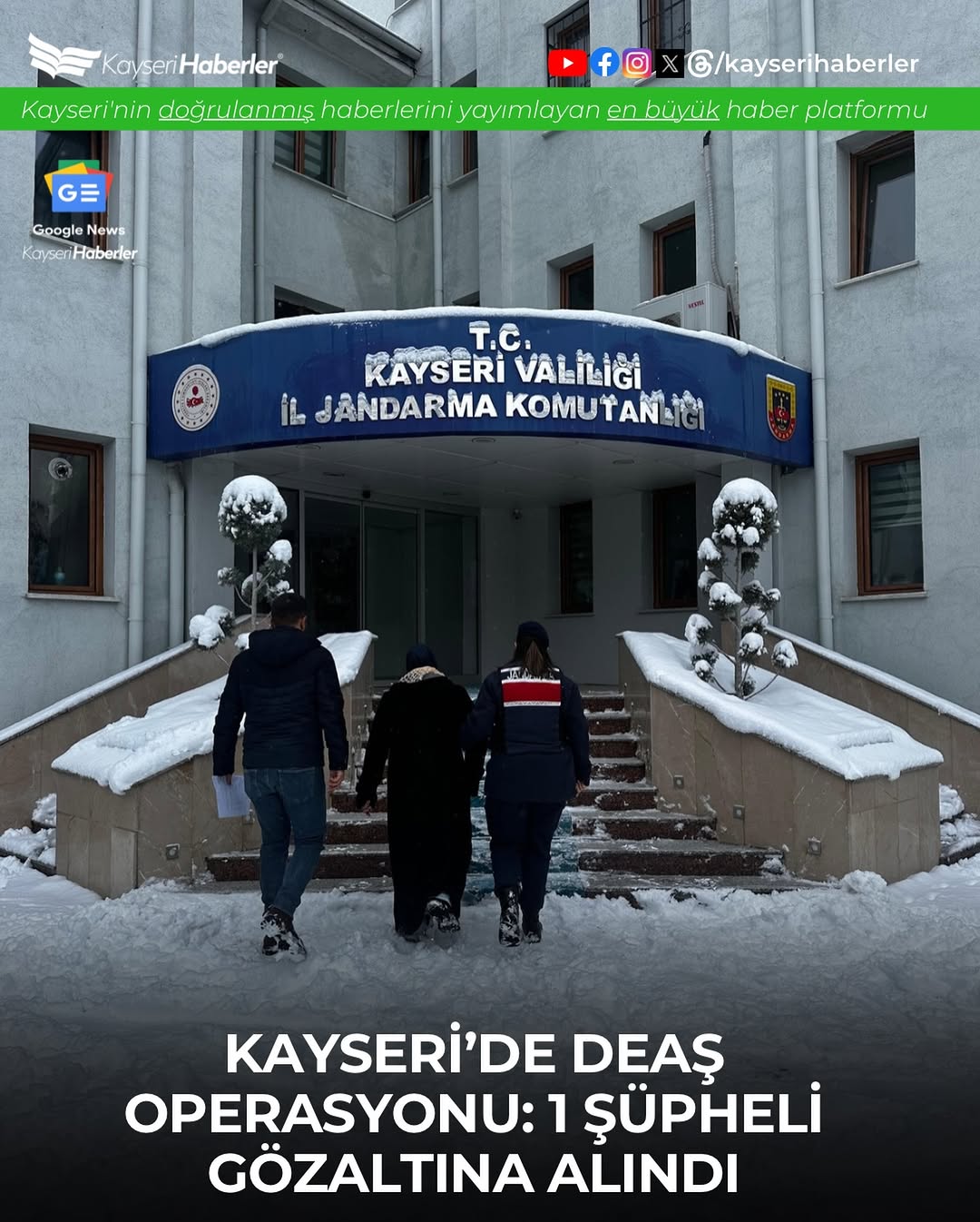 Kayseri'de DEAŞ Finansmanına Yönelik Operasyon: 1 Gözaltı