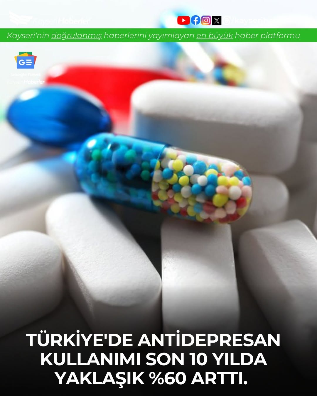 Türkiye'de Antidepresan Kullanımı 10 Yılda Yüzde 60 Arttı