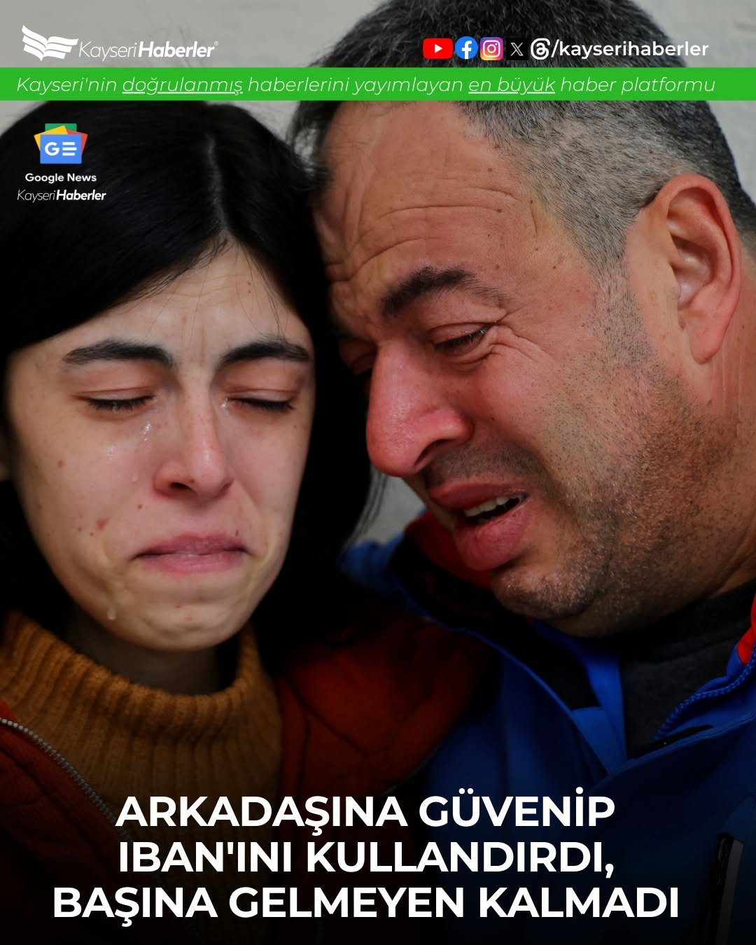 Kayserili Genç Kadın, Arkadaşına Verdiği IBAN ile Dolandırıldı