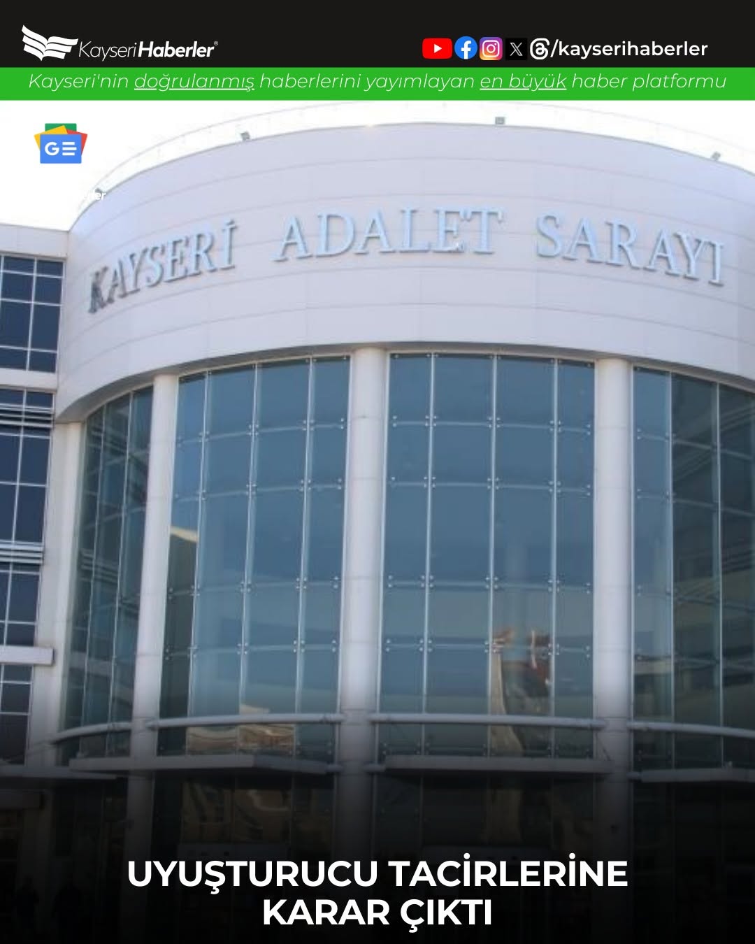 Kayseri'de Uyuşturucu Operasyonu: İki Sanığa Ağır Hapis Cezası