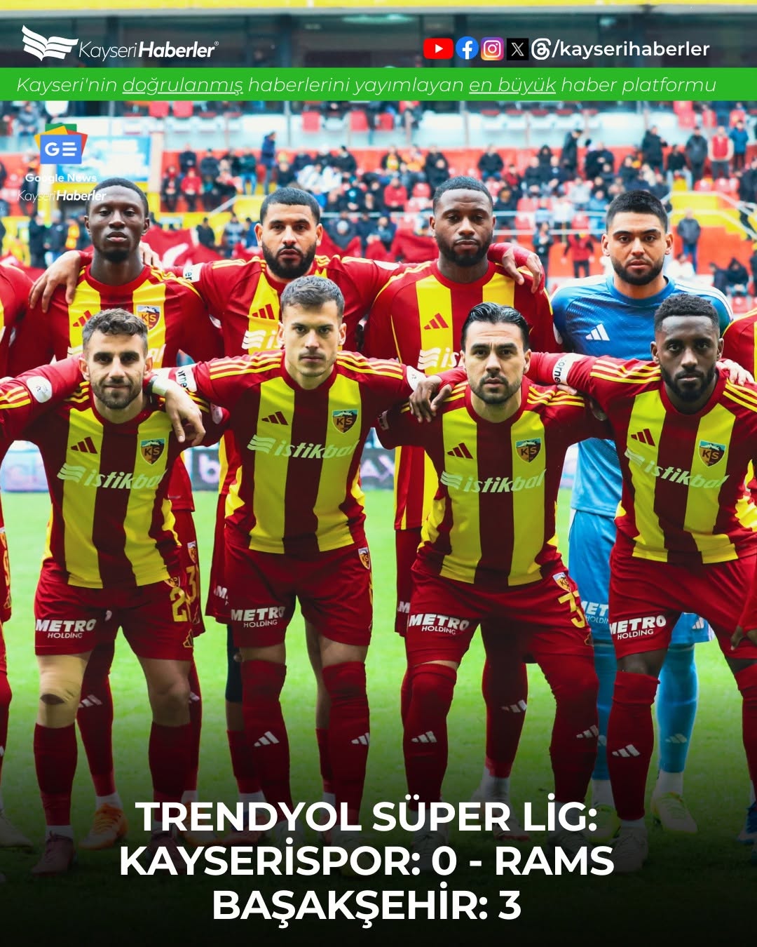 Başakşehir, Kayseri'de Sert Mücadeleyi Tek Golla Kazandı