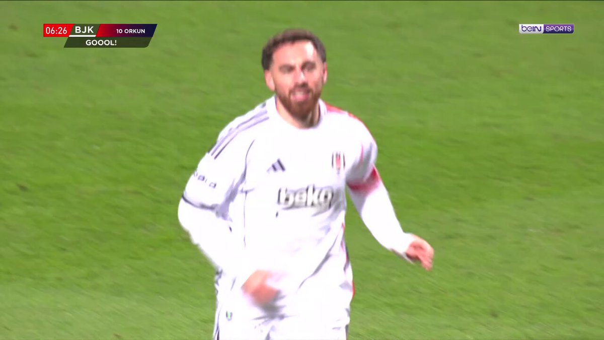 Orkun Kökçü, Beşiktaş'taki İlk Golünü Sergen Yalçın ile Kutladı