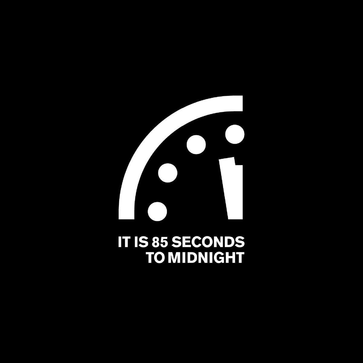 Kıyamet Saati Tarihin En Tehlikeli Noktasına İlerledi: Gece Yarısına 85 Saniye Kaldı