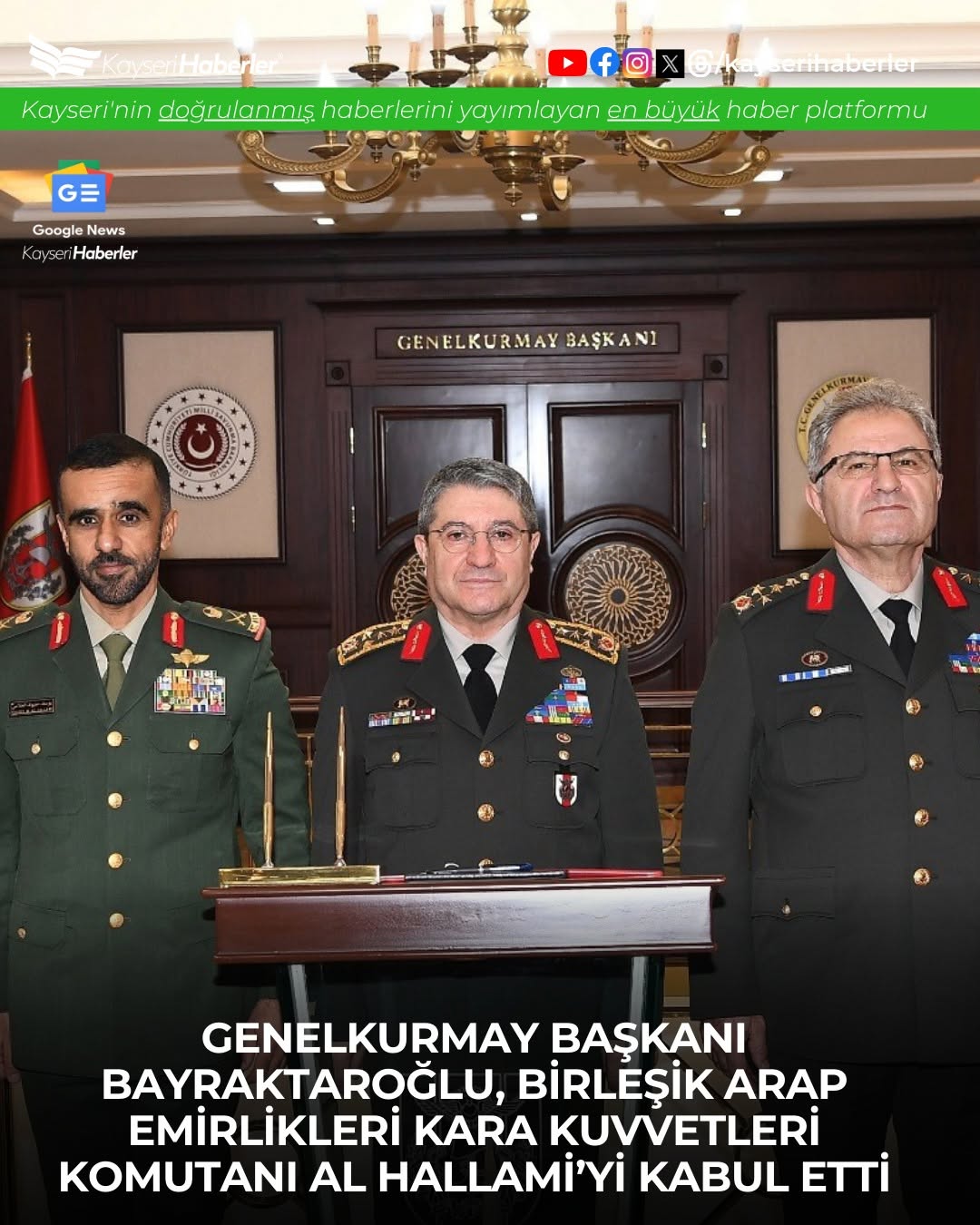 Türkiye ile BAE Arasında Askeri İş Birliği Görüşmeleri