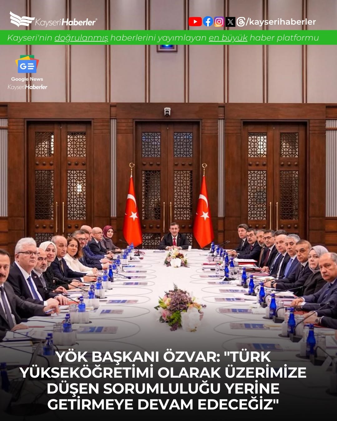 YÖK Başkanı Özvar: Güçlü Aile ve Sürdürülebilir Gelecek İçin Üniversitelere Önemli Rol Düşüyor