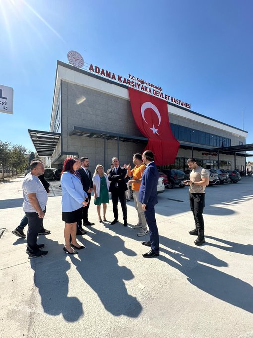 Yüreğir Kaymakamı Mehmet Aksu, Yeni Karşıyaka Devlet Hastanesi'ni Ziyaret Etti