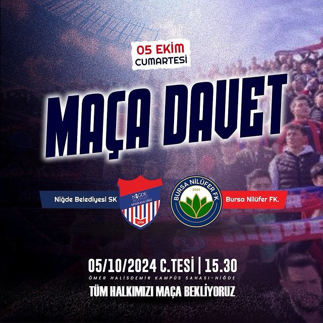 Niğde Belediyesi Spor Kulübü, Taraftarlarıyla Buluşuyor!