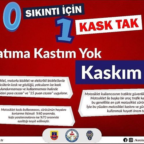 Kaymakamlık ve Emniyet İşbirliği ile Kask Projesi Hayata Geçti