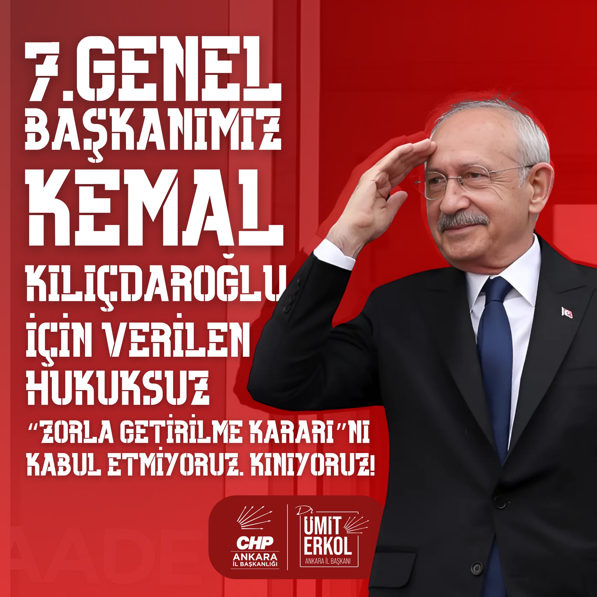 CHP Genel Başkanı Kemal Kılıçdaroğlu Hakkında Alınan