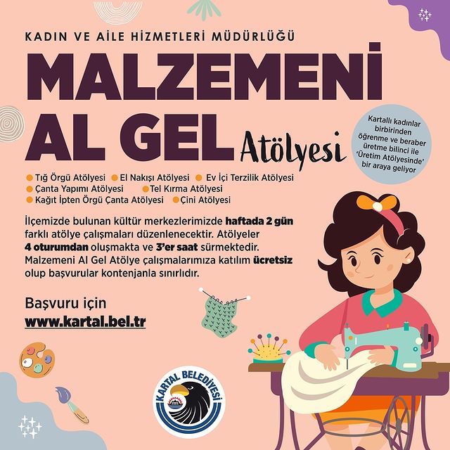 Kartal İlçesinde Kadınlar Yeteneklerini Sergiliyor