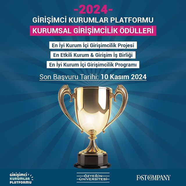 Özyeğin Üniversitesi, Girişimci Kurumlar Platformu ve Fast Company İş Birliğiyle 6. Kurumsal Girişimcilik Ödülleri