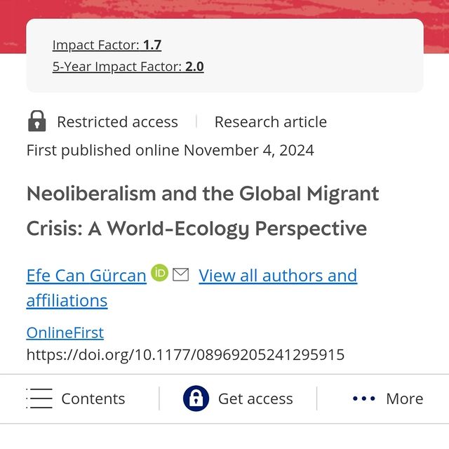 Uluslararası İlişkiler Bölümü'nden Doç. Dr. Efe Can Gürcan, GEBİP Ödülüyle Yayınlanan Önemli Bir Çalışmaya İmza Attı