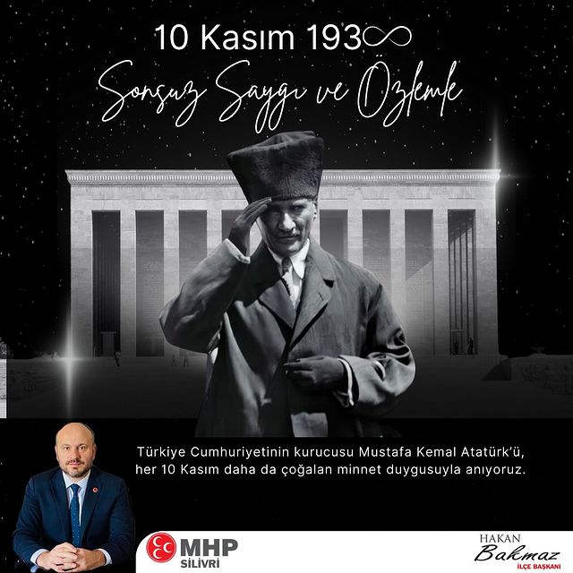 10 Kasım'da Türk Milleti Gazi Mustafa Kemal Atatürk'ü Anıyor