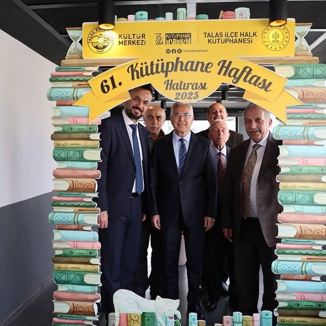 Talas Belediyesi'nde 61. Kütüphaneler Haftası Kutlandı
