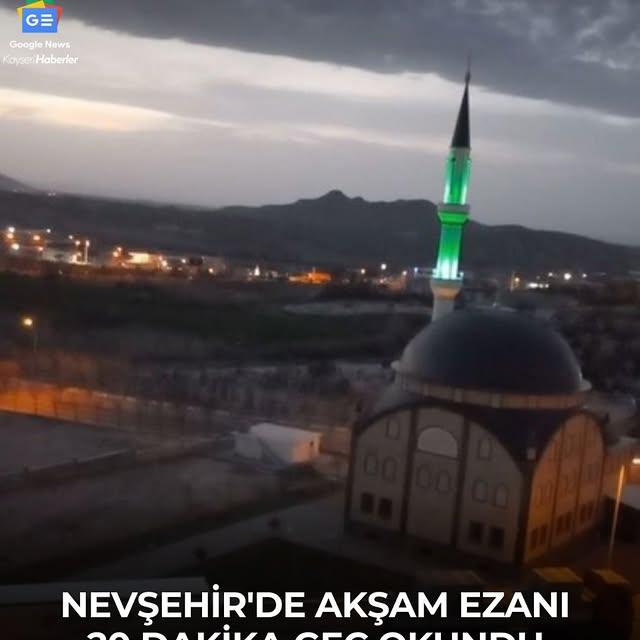 Nevşehir'de Ezan Okuma Sorunu Yaşandı, İl Müftülüğü Açıklama Yaptı
