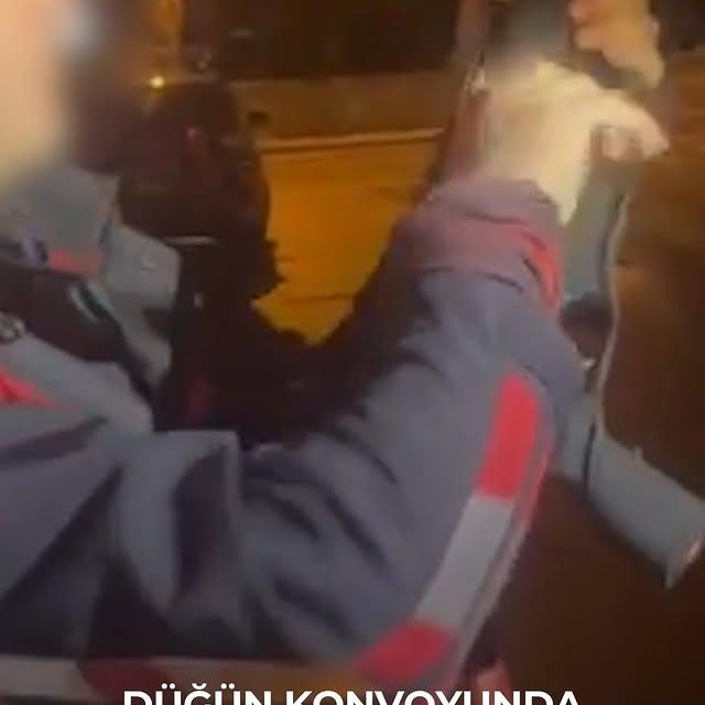 Kayseri'de Düğün Konvoyunda Havaya Ateş Açan Şahıs Gözaltına Alındı