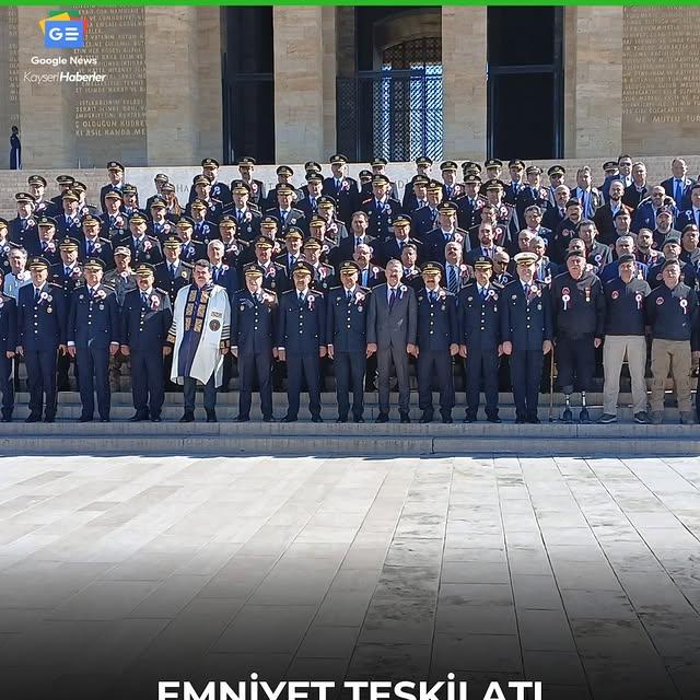 Türk Polis Teşkilatı 180. Yılını Anıtkabir'de Kutladı