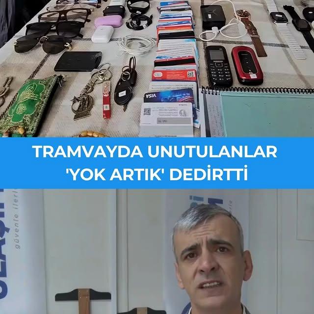 Kayseri Tramvaylarında Unutulan Eşyalar ve Bağış Kampanyası
