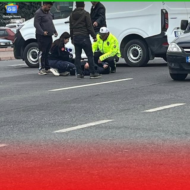 Kayseri Yeni Sanayi Girişinde Trafik Kazası