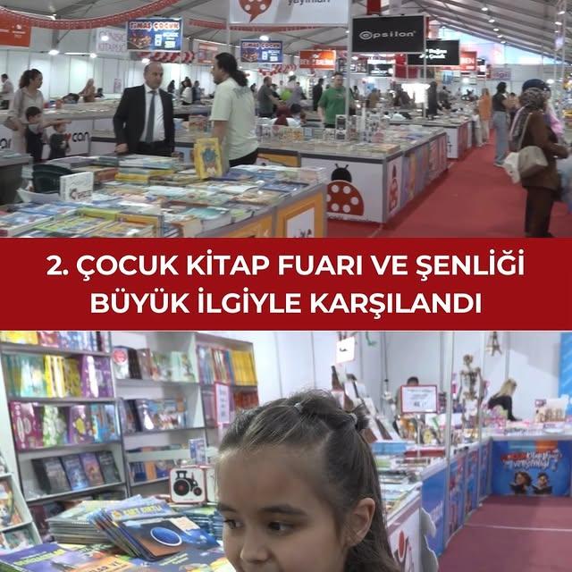 Kayseri'de Çocuk Kitap Fuarı Yoğun İlgi Gördü