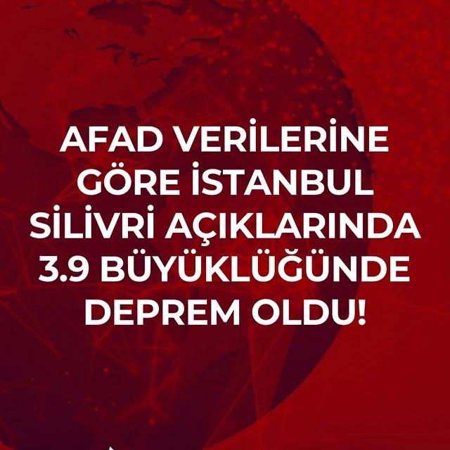 Silivri'de Hafif Deprem