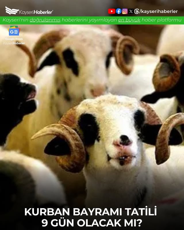 Kurban Bayramı Tatili 9 Güne Uzama İhtimali: Bakan Ersoy'dan Açıklama