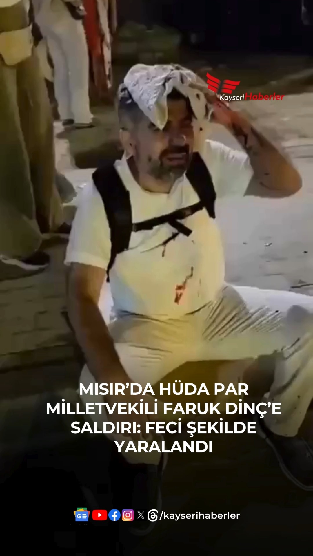 Mısır'da Refah Sınır Kapısı Yürüyüşünde HÜDA PAR Milletvekili Dinç Yaralandı