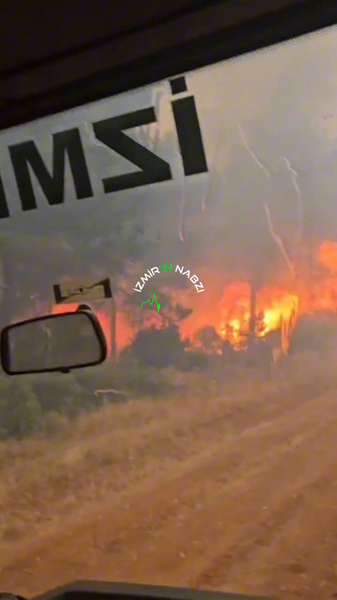 İzmir'de Orman Yangını: Ekipler Alevlerin Yön Değiştirmesiyle Mücadele Ediyor