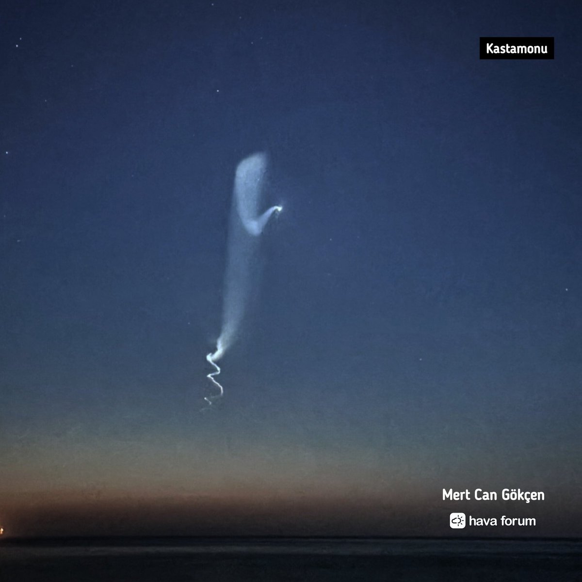 Türkiye Gökyüzünde Gizemli Cisim Görüntülendi