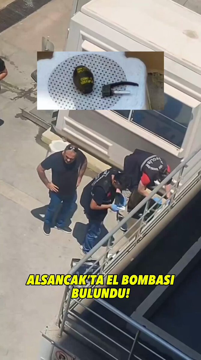 İzmir Alsancak'ta Sokağa Bırakılan Çantada El Bombası Bulundu