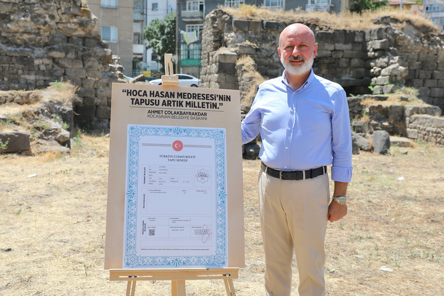 Kocasinan Belediyesi, Hoca Hasan Medresesi'ni Restore Ederek Kültürel Mirası Canlandırıyor